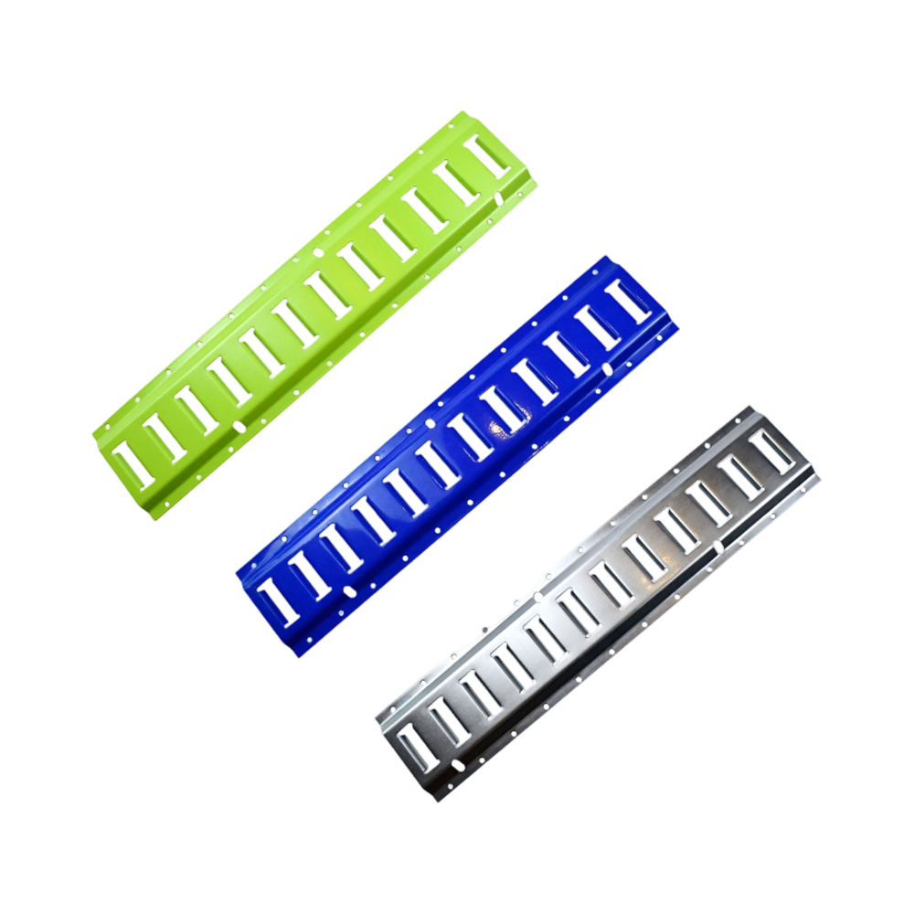 เหล็กเคลือบผงสีแนวนอน Bolt-On E Track Tie Down Rail ในรถพ่วงและรถบรรทุก