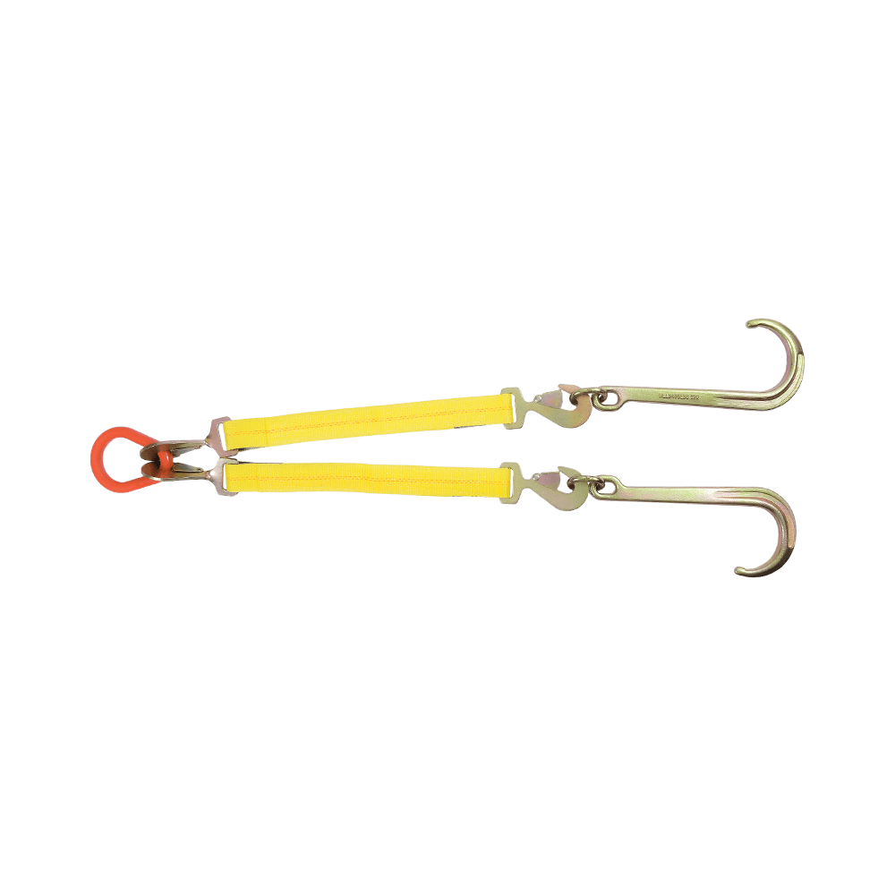 Ratcheting J-Hook Tie-Down การออกแบบสายรัดตัว V ตะขอแบบหลายจุด RTJ สำหรับการใช้งานรถบรรทุกพ่วง
