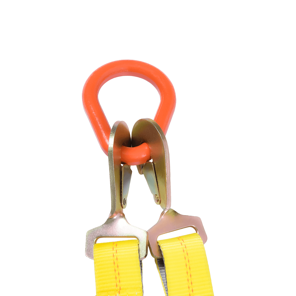 Ratcheting J-Hook Tie-Down การออกแบบสายรัดตัว V ตะขอแบบหลายจุด RTJ สำหรับการใช้งานรถบรรทุกพ่วง