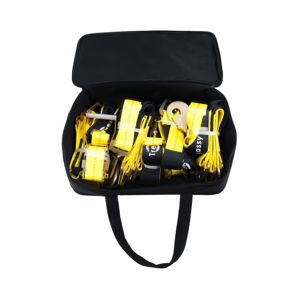 อุปกรณ์ผูกรถพร้อมตะขอเกี่ยว - แบบ Lasso - 2 นิ้ว x 96 นิ้ว - 4 แพ็ค - สีเหลืองคลาสสิก - น้ำหนักการทำงานที่ปลอดภัย 3,300 ปอนด์ อุปกรณ์ผูกรถพร้อมตะขอเกี่ยว - แบบ Lasso - 2 นิ้ว x 96 นิ้ว - 4 แพ็ค - สีเหลืองคลาสสิก - น้ำหนักการทำงานที่ปลอดภัย 3,300 ปอนด์
