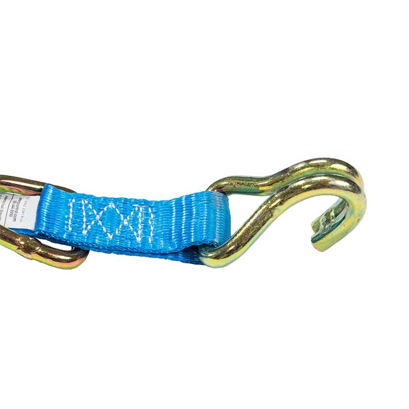 โลโก้ที่กำหนดเอง 1 '' X 15' สายรัดวงล้อพร้อม J-Hook และ D-Ring
