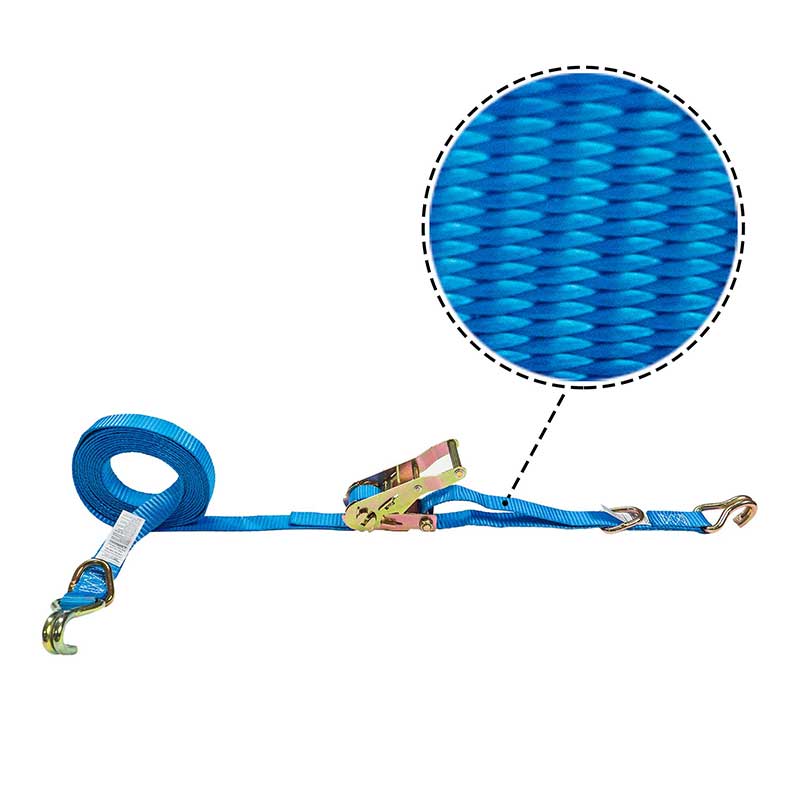โลโก้ที่กำหนดเอง 1 '' X 15' สายรัดวงล้อพร้อม J-Hook และ D-Ring