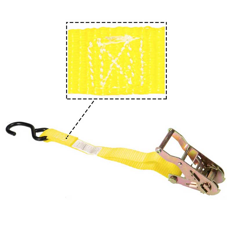 การปรับแต่งจากโรงงาน 1 '' X 15' สายพานเฆี่ยนบรรทุกสินค้าพร้อม S-Hook