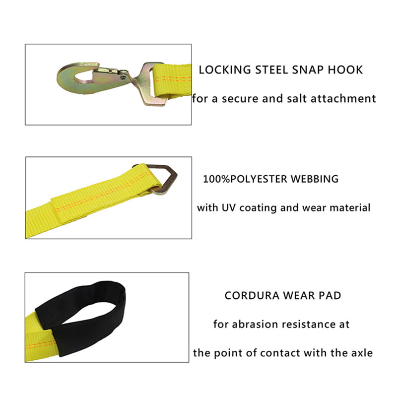 The Car Carrier Strap 10,000lbs รถลากล้อ