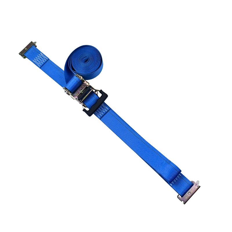 สายรัดเฟืองล้อ E-Track แบบปลายคงที่ขนาด 2'' X 12' มาตรฐาน 4'