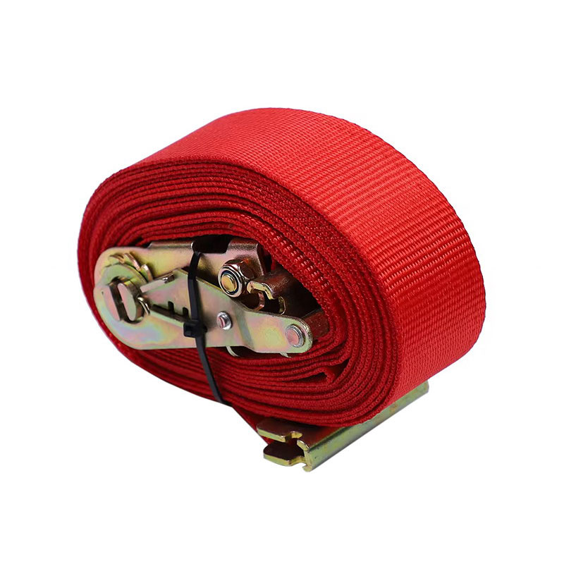 สายรัดเฟืองล้อ E-Track สีแดงขนาด 2'' X 12'