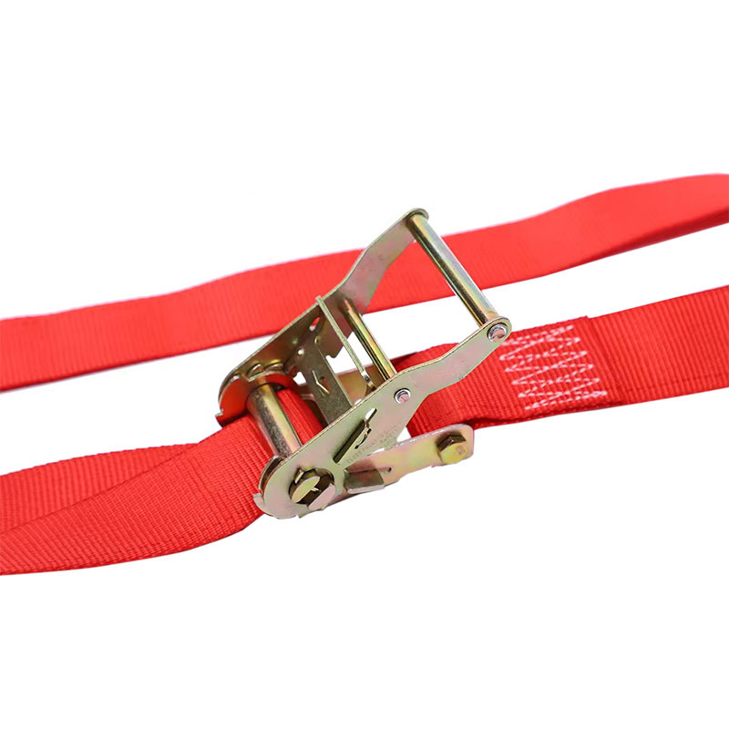 สายรัดเฟืองล้อ E-Track สีแดงขนาด 2'' X 12'