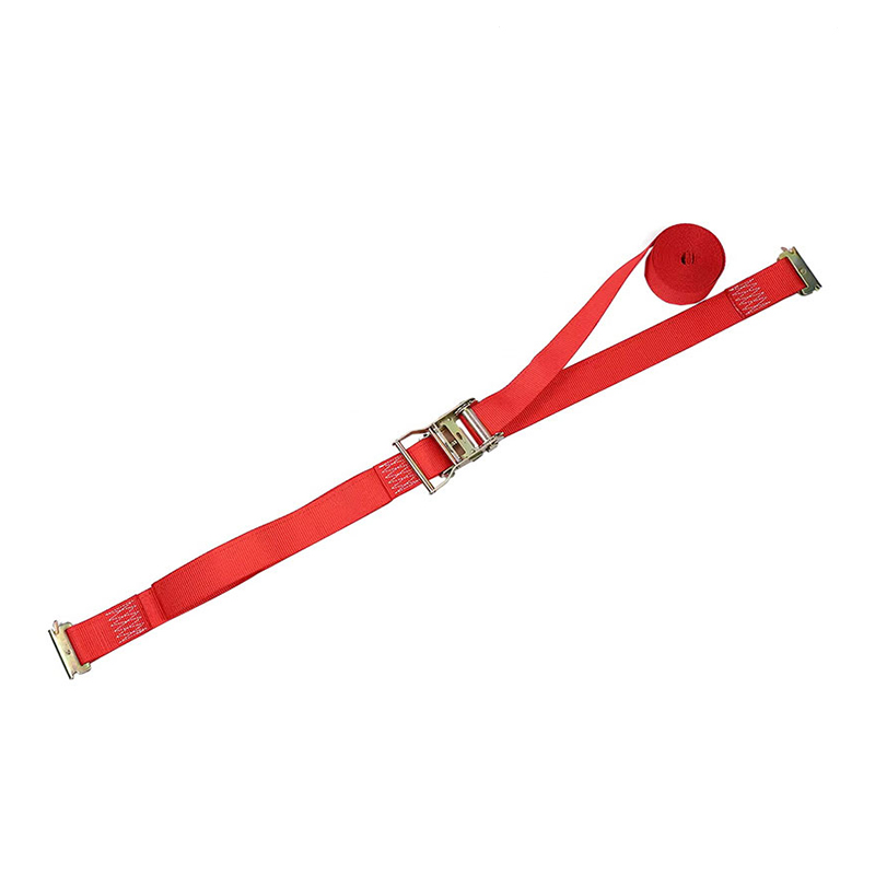 สายรัดเฟืองล้อ E-Track สีแดงขนาด 2'' X 12'