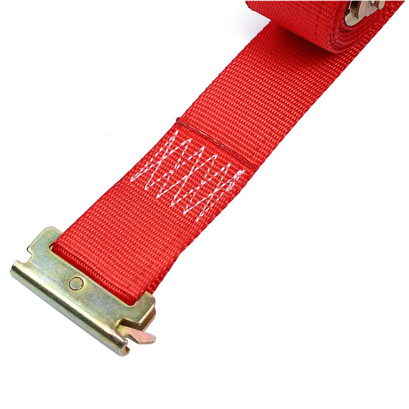 สายรัดเฟืองล้อ E-Track สีแดงขนาด 2'' X 12'