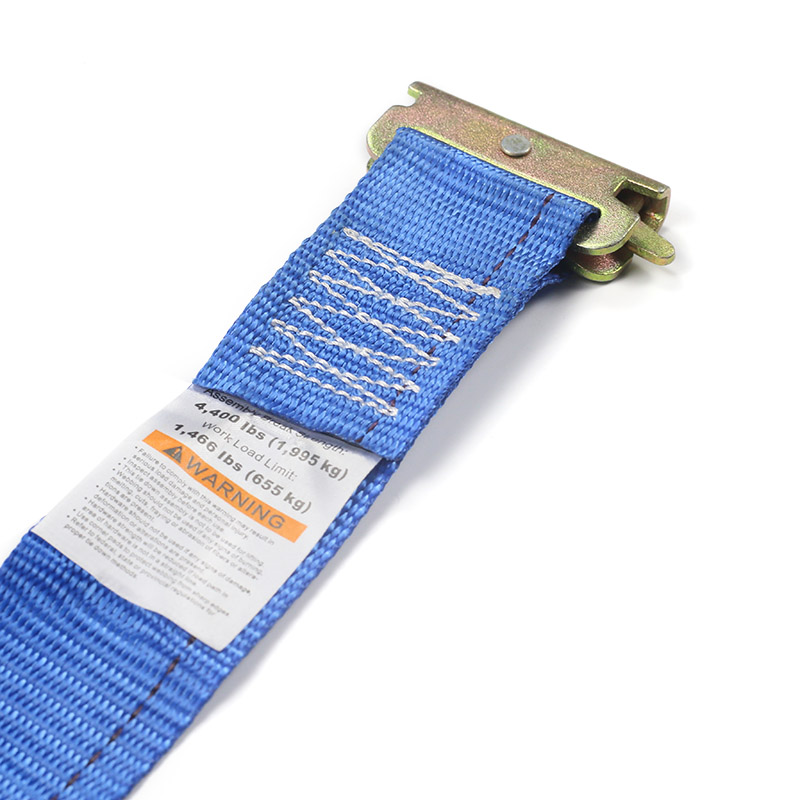สายรัดวงล้อ E-Track ขนาด 2 นิ้ว (สีน้ำเงิน)