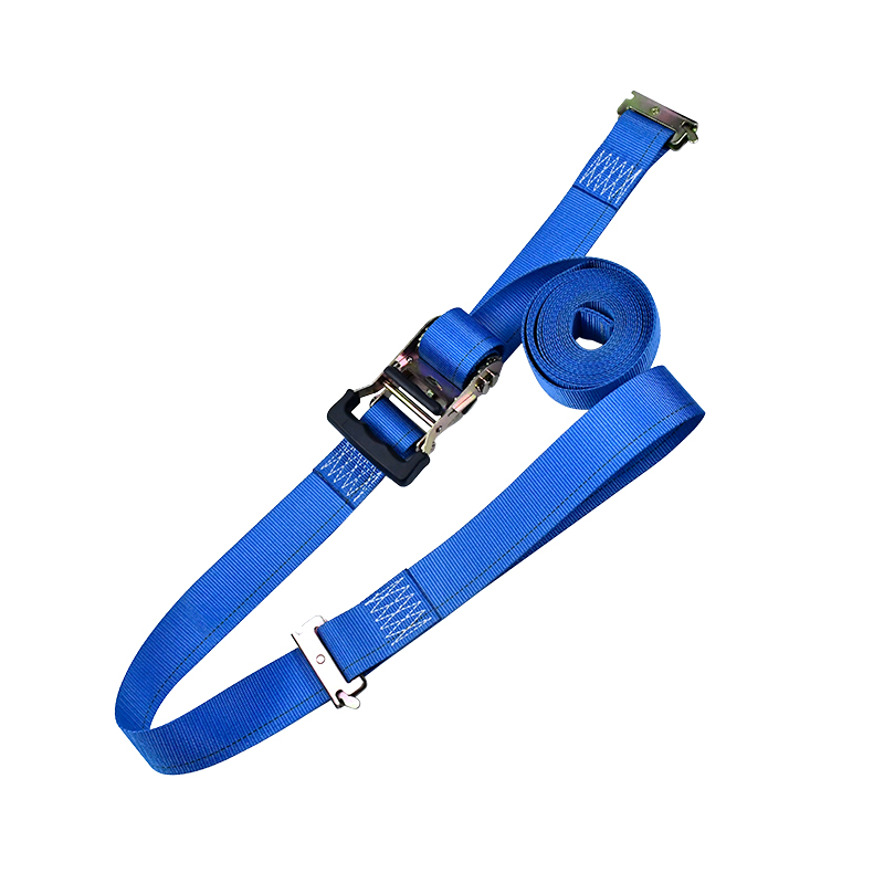 สายรัดเฟืองล้อ E-Track แบบปลายคงที่ขนาด 2'' X 12' มาตรฐาน 4'