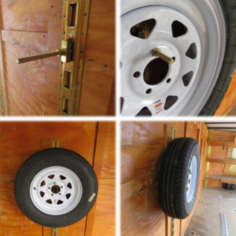 ที่ยึดยางอะไหล่ E-Track สำหรับไม้แขวนโบลต์